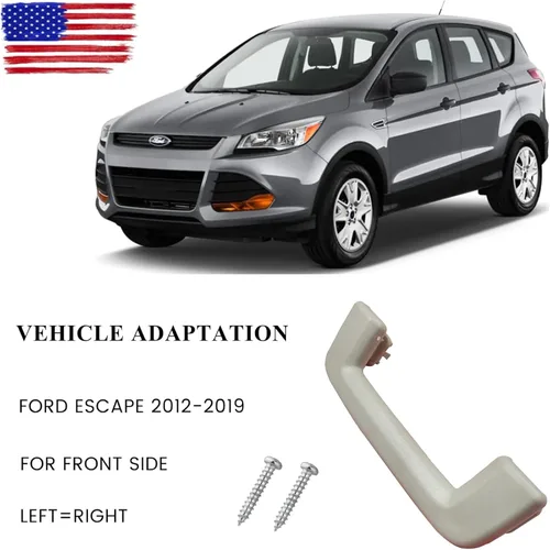 Miniatura 2 de Mango de agarre delantero compatible con Ford Escape 2012-2019 Fcous 2012-2018 Reemplazo de mango interior 7S7Z-5831406-AA