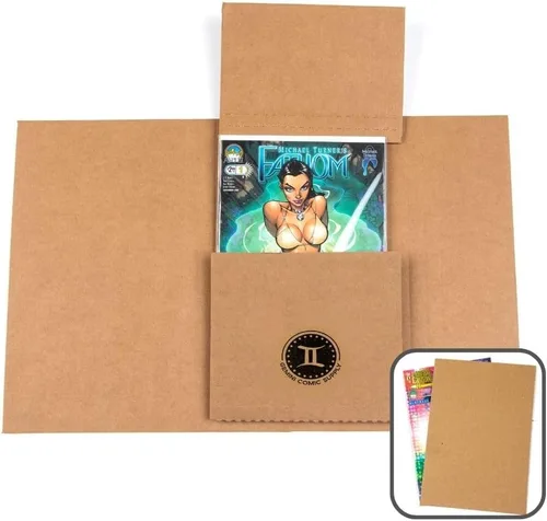 Miniatura 8 de Gemini - Sobres para cómics, 10.75 x 7.5 x 1 pulgadas, paquete de 25 unidades, fáciles de plegar, se mantienen planos, a prueba de aplastamientos
