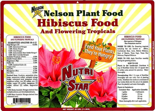 Miniatura 10 de Nelson Plant Food - Fertilizante NutriStar Hibiscus - Alimento para plantas de interior y exterior - Fertilizante de hibisco tropical para todas
