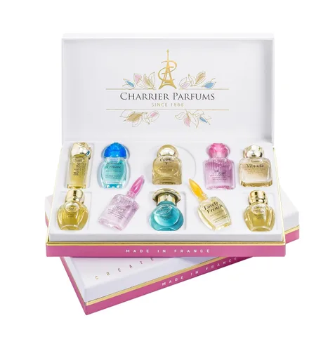 Miniatura 7 de Charrier Parfums - Caja de regalo de 10 Eaux de Parfum - Colección Précieuse - 2.0 fl oz - Fabricado en Provenza, Francia