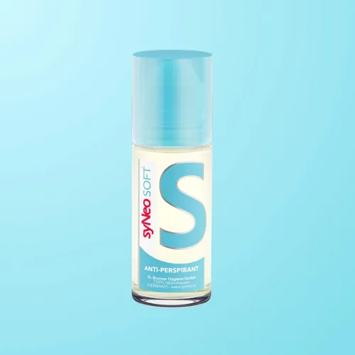 Miniatura 2 de syNeo Soft Antitranspirante Roll-On sin alcohol, certificado Halal, desodorante antisudor para hombres y mujeres contra la sudoración intensa