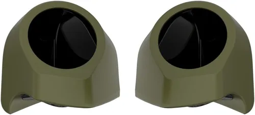 Miniatura 129 de Advanblack Alpine Green Tour Trunk Pack - Paquete de altavoces de 6.5 pulgadas, carcasa de audio trasera, color a juego, paquete de maletero Harley