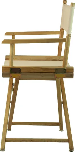 Miniatura 4 de Casual Home - Silla de director de 18 in, marco natural, con lona color trigo
