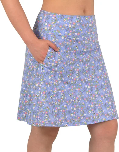 Miniatura 9 de ANIVIVO Faldas pantalón para mujer de 20 pulgadas de longitud a la rodilla, faldas deportivas de pickleball para tenis, golf y pickleball