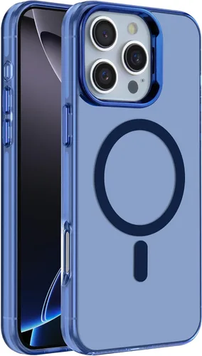 Miniatura 9 de S. Tedazo Funda magnética para iPhone 7/8 Plus (5.5 pulgadas) compatible con MagSafe, [no amarillenta] delgada, a prueba de golpes, funda para Negro