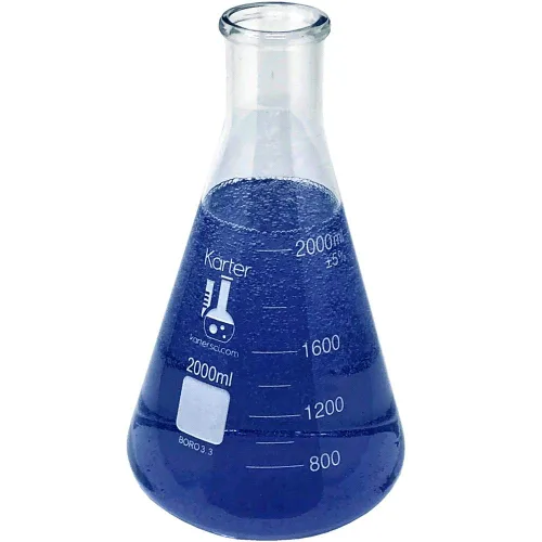 Miniatura 18 de Karter Scientific - Matraz Erlenmeyer de boca estrecha de 1000 ml, vidrio borosilicato 3.3, 213G22 (Individual) 3.3 vidrio de borosilicato, boca