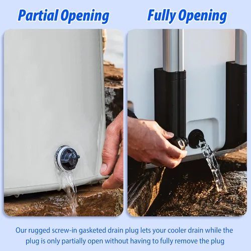 Miniatura 6 de YETI - Paquete de 2 accesorios de repuesto para tapones de drenaje refrigerantes, compatibles con enfriadores Tundra, tanque y RTIC, tapón de hielo