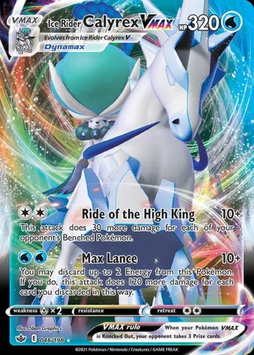 Miniatura 3 de Cartas Pokémon: Ice Rider Calyrex VMAX League Battle Deck