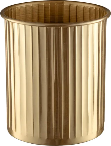 Miniatura 8 de Monarch Abode Kitchen Utensil Holder – Ridge Embossed Metal Antique Copper Utensil Holder, Decorative Utensil Crock for Kitchen Counter, Cooking