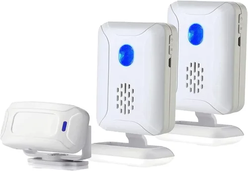 Miniatura 8 de Timbre inalámbrico con sensor de movimiento para tienda en el hogar, timbre de bienvenida de seguridad, monitor de cuerpo para niños mayores