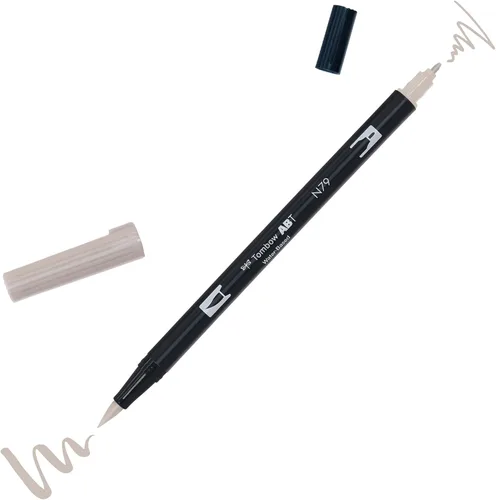 Miniatura 36 de Tombow ABT 800 Rotulador de Doble Punta - Rosa Bebé Rosa pálido