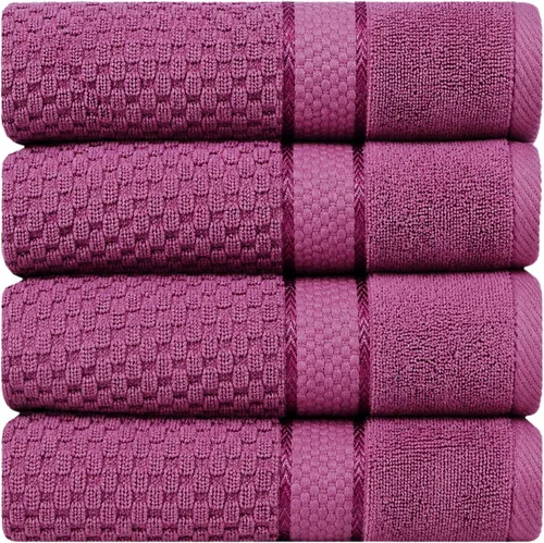 Miniatura 12 de Ample Decor Juego de toallas de baño 100% algodón, 6 piezas, suaves y absorbentes, de secado rápido, juego de toallas de baño
