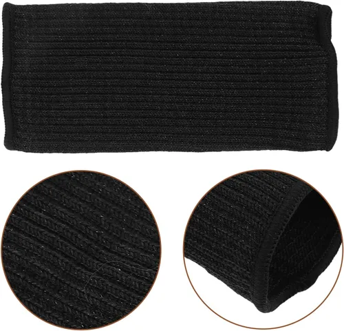 Miniatura 9 de PRETYZOOM Mangas protectoras resistentes a los cortes para brazos, para jardinería, muñequera, mecánico, para carpintería, resistentes al calor