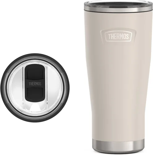 Miniatura 19 de THERMOS ICON SERIES, vaso de acero inoxidable con cierre deslizante, 18 onzas, carmesí
