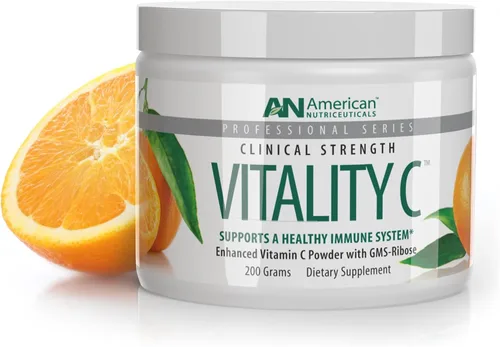American Nutriceuticals Vitamina C en polvo sin azúcar, refuerzo inmunológico, no ácido, sin malestar estomacal, sin gas, 4000 mg (suministro para