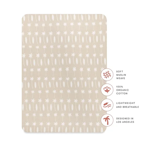 Miniatura 5 de Babyletto Sábanas para cuna de 100% algodón orgánico para todas las etapas, con certificado GOTS, ajustables 360°, muselina ultra suave
