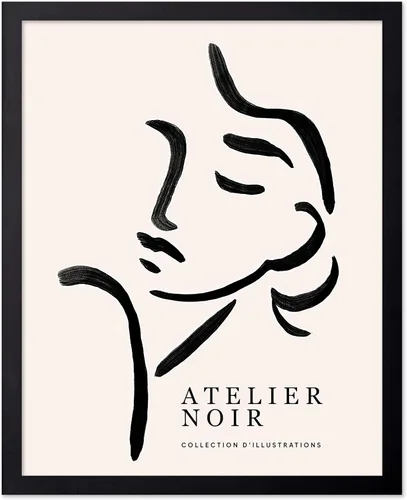 Miniatura 27 de Poster Master Póster de cara de mujer, impresión de dibujo de línea, arte moderno, arte de boceto, arte de pared de esquema, regalo para hombres