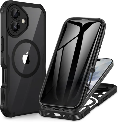 Miniatura 111 de CENHUFO Funda de privacidad para iPhone 11 Pro, funda de cuerpo completo con protector de pantalla de privacidad de vidrio templado 9H integrado