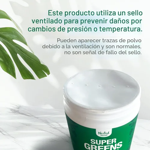 Miniatura 5 de SUPER GREENS Veggie Greens Superfood en polvo con 20 ingredientes orgánicos: espirulina, chlorella, cebada y otros, además de frutas orgánicas