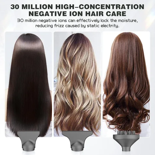 Miniatura 4 de slopehill Secador de Cabello Iónico Profesional con Difusor - Ligero, Compacto, Potente y Rápido Secador de Salón con Motor sin Escobillas de Alta