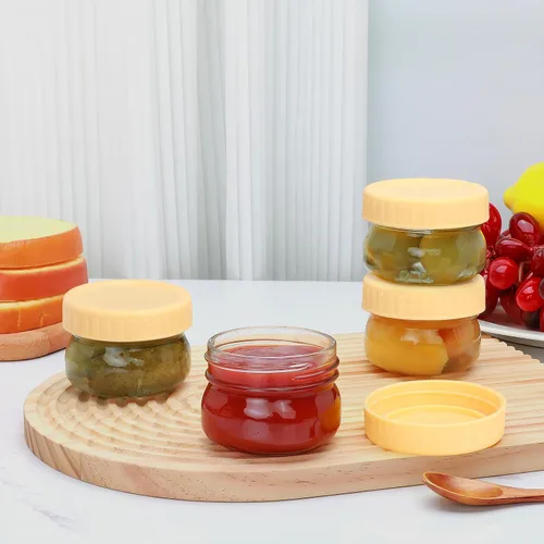 Miniatura 9 de Tarros pequeños de 4 onzas, paquete de 25 frascos de conservas pequeños con tapas regulares para especias, mermelada, miel, gelatina, postre