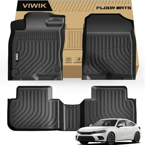 Miniatura 49 de VIWIK Alfombrillas de Piso para Kia Sorento de 7 asientos 2016-2020 S/L/LX/EX/SX/SX Limited, Alfombrillas de Coche Automotrices 3D Antideslizantes