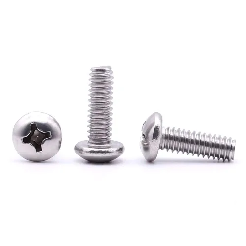 Miniatura 6 de Tornillo de máquina de cabeza cilíndrica #4-40 x 1/4", Phillips Drive, acero inoxidable 304 18-8, acabado brillante, rosca completamente mecanizada