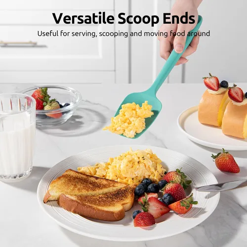 Miniatura 7 de Espátula de silicona resistente a altas temperaturas: U-Taste 315ºC a prueba de calor, de grado alimenticio, de goma, raspador de cocina