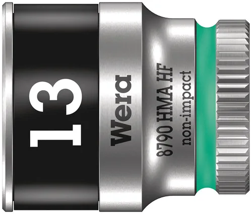 Miniatura 18 de Wera Belt 1 Zyklop 1/4" Juego de llaves de tubo con función de retención métrica 05003880001