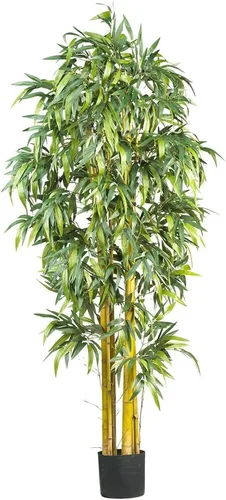 Miniatura 7 de Nearly Natural Árbol de seda de bambú grande de 3 pies