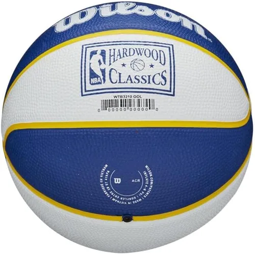 Miniatura 6 de Wilson NBA Team Retro Mini Balones de Baloncesto - Tamaño Mini - 3" Golden State Warriors