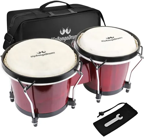 Bongo - Juego de batería para adultos, niños, principiantes, profesionales, embalaje mejorado, juego de instrumentos de percusión sintonizables de 6
