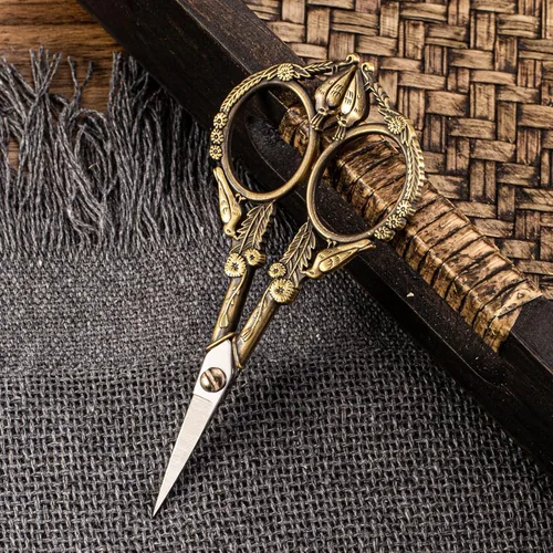 Miniatura 8 de Tijeras de bordado, pequeñas tijeras de coser puntiagudas para punto de cruz, corte de bordado, costura, artesanía, trabajo de arte, herramienta