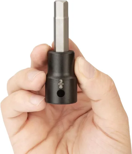 Miniatura 3 de TEKTON - Llave de tubo de 1/2 pulgada x 3/8 pulgada de impacto de broca hexagonal SIB22210