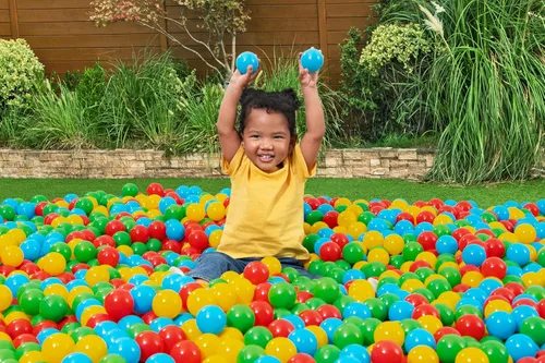 Miniatura 9 de Bestway Splash & Play™ 52648 - 100 bolas de 2.3 in de diámetro, 4 colores surtidos