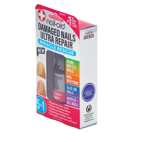 Miniatura 4 de Nail-Aid - Reparación múltiple 5 en 1 para uñas dañadas de manos o pies