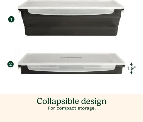 Miniatura 4 de Contenedor plegable para marinado XL Cuisinart, accesorios de parrilla de gran capacidad perfectos para barbacoas y fiestas, preparación de marinada