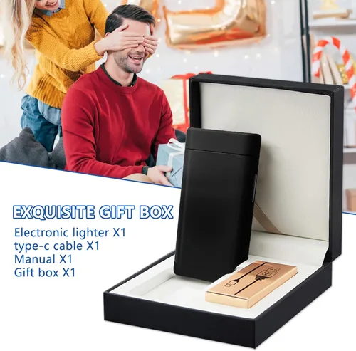 Miniatura 5 de SKRFIRE Encendedor de arco de plasma de alta potencia - Encendedor eléctrico recargable por USB a prueba de viento con linterna multimodo, pantalla