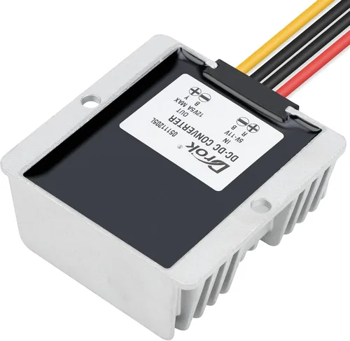 Miniatura 6 de DROK Convertidor elevador de 5 V a 12 V - Convertidor de impulso de CC impermeable 5V-11V a 12V, regulador de voltaje 5A 60W fuente de alimentación