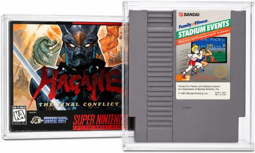 Protector de pantalla acrílico compatible con Nintendo NES Games Cartridge – 0.157 in de grosor, antipolvo, anti UV y sin ácidos, compatible con