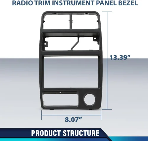 Miniatura 4 de PIT66 Panel de Remate de Marco de Radio de Salpicadero Compatible con Geo Tracker/Suzuki Sidekick 1992-1995