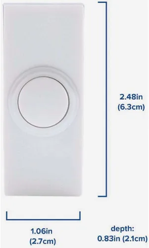 Miniatura 3 de Kit de timbre inalámbrico blanco