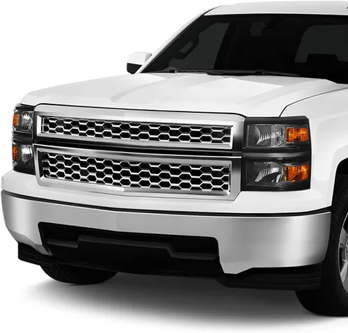 Miniatura 7 de DNA MOTORING HL-OH-CSIL14-BK-AM Faros delanteros negros y ámbar compatibles con Silverado 1500 2014-2015