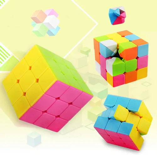 Miniatura 4 de Cubo de velocidad 3x3 Cubo mágico 3x3x3 (2.205 in) rompecabezas educativos juguetes para niños y adultos