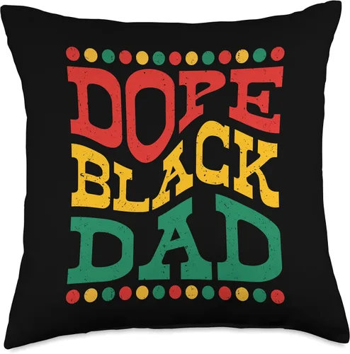 Miniatura 4 de Dope Black Dad African American Father Black History Month Throw Pillow