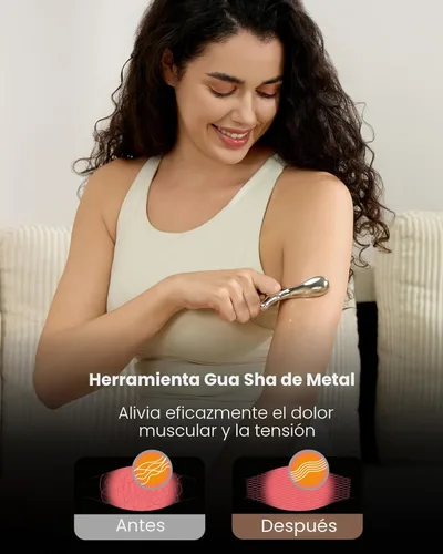 Miniatura 4 de lifechill Herramienta de masaje de punto gatillo para masaje de tejido profundo y Gua Sha, herramienta raspadora muscular HSA para aliviar el dolor