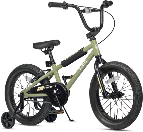 Miniatura 26 de cubsala Bicicleta para niños de 12, 14, 16, 18 pulgadas, estilo BMX, con ruedas de entrenamiento, freno para niños de 2 a 10 años, varios