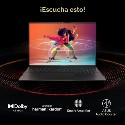 Miniatura 9 de ASUS Vivobook S16 Laptop, PC Copilot+, AMD Ryzen AI 7 350 con XDNA NPU, 16GB de memoria, SSD de 1TB, Negro Neutral, M5606KA-DS76