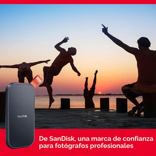 Miniatura 6 de SanDisk 1TB SSD portátil - Hasta 800MB/s, USB-C, USB 3.2 Gen 2, firmware actualizado - Unidad de estado sólido externa - SDSSDE30-1T00-G26