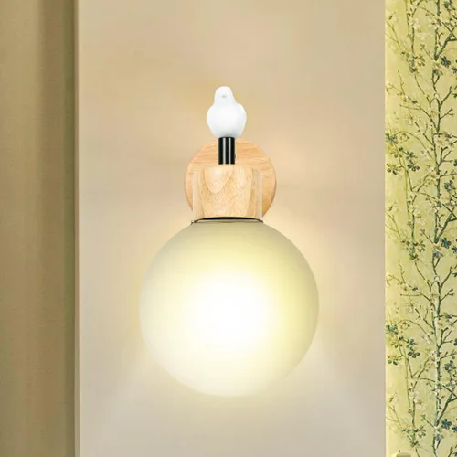 Kichvoe - Pantalla de repuesto de globo de 3.1 pulgadas, pantalla de lámpara acrílica blanca para lámparas de pared y poste, compatible con enchufe